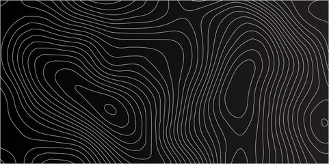 Intricate Topographic Map Design Featuring Fluid Abstract Contour Lines and Mountain Relief for Advanced Mapping Applications
