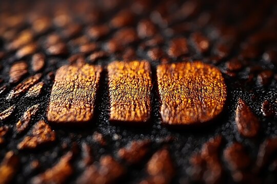 Golden Blocks for Dark Texture Background.