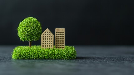 Eco-friendly architecture alternative energy in green buildings urban environment sustainable design