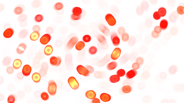 red orange bokeh blurred background in black 