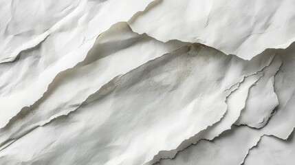 Obraz premium Ripped White Paper Texture