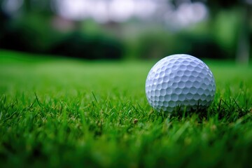 Naklejka premium golfball on course