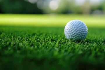 Obraz premium golfball on course