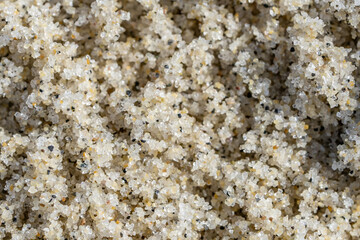 Detail of sand on the beach，La Jolla Tide Pools, San Diego, California

