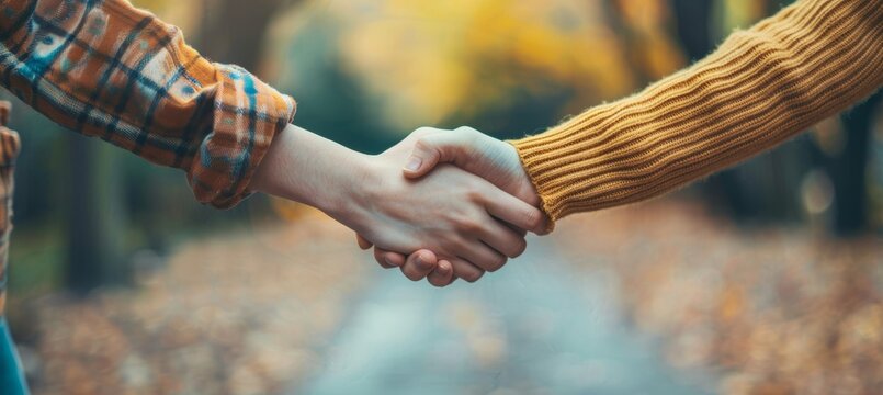 Ceremony highlights  a memorable contract signing with a symbolic handshake moment