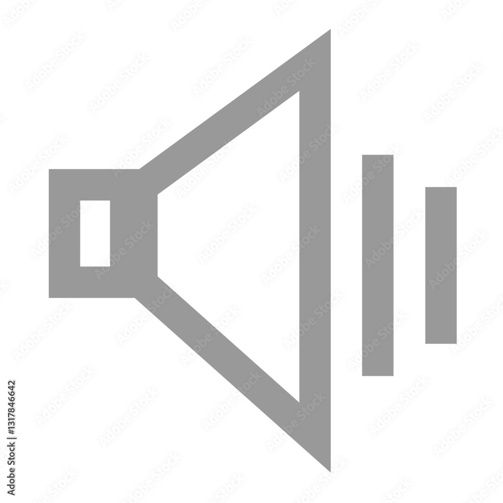 Poster a grayscale illustration of a megaphone announcing a message, conveying a sense of urgency and impor