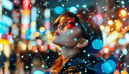 Futuristic digital business assistant displaying holographic reports for enhanced decision making