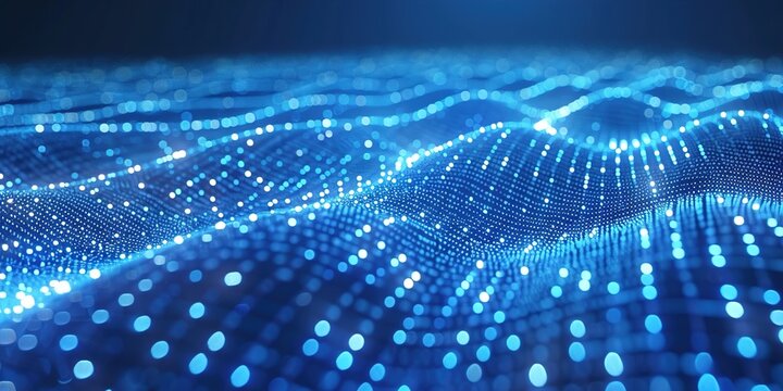 blue binary code