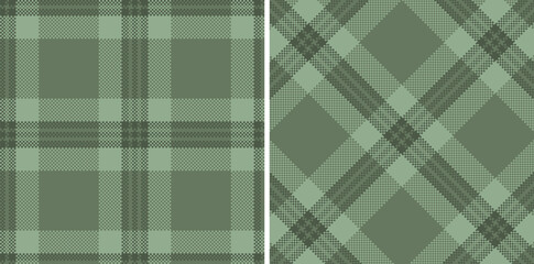 Modern Soft Gunmetal Seamless Madras Plaid Textile Design