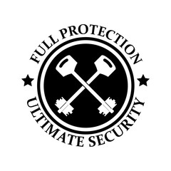 Security and protect vintage labels and badges