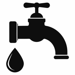 faucet with water drop