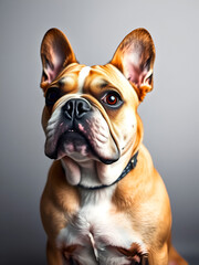 French bulldog dog portrait