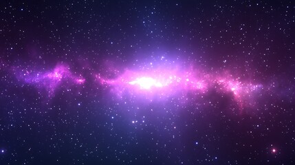 Fototapeta premium A beautiful and colorful depiction of a vibrant galaxy