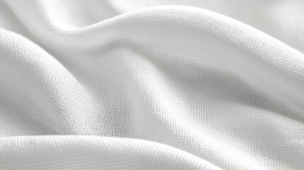 Naklejka premium White Textured Fabric
