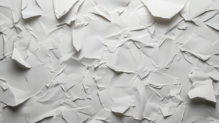 Abstract white paper fragments