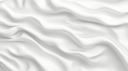 Obraz premium White flowing fabric texture background