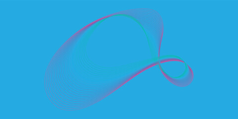 Wave flowing liquid line abstract background. Black and white vector design 3D lines in perspective, curve and wave lines in motion, smooth and soft backdrop.