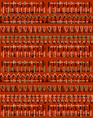 Native Earth Geometric Pattern Seamless Repeat