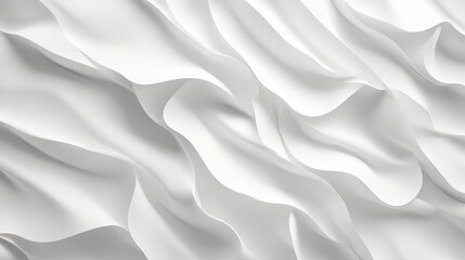 Fototapeta premium Abstract White Waves