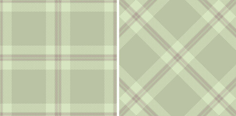 Neon Bland Seamless Madras Plaid with Muted Greyish accents Textile Design