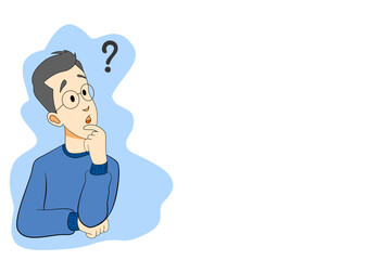 business man thinking about problem