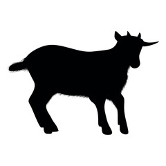 Animals Goat Silhouette Vector Illustration