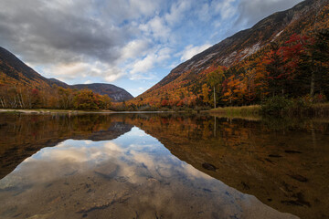 Saco River in Willey House Area, White Mountains, New Hampshire