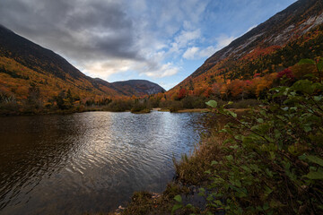 Saco River in Willey House Area, White Mountains, New Hampshire