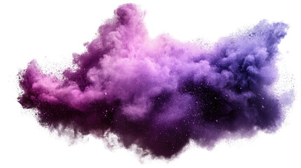 Fototapeta premium Colorful Explosion of Powder: A dynamic cloud of vibrant powder explodes with vivid hues, forming a mesmerizing display of color and motion, perfect for conveying energy and creativity.