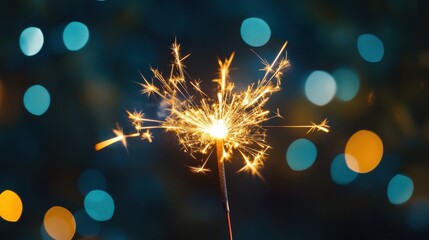 Obraz premium A firework display at the grand finale of a music festival