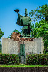 【広島県】音戸の瀬戸公園の平清盛公日招き像