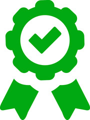 Quality badge checkmark fill icon © umerawanpk