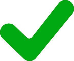 Checkmark bold rounded fill icon