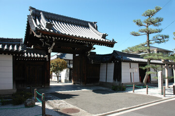 Fototapeta premium 待明院仙洞御所跡 京都市上京区