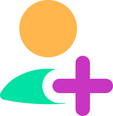 User add fill color icon