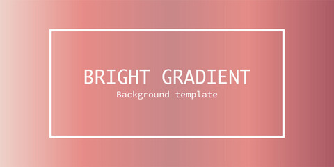 Gradient background template with frame