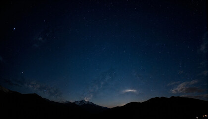 Naklejka premium night sky with stars