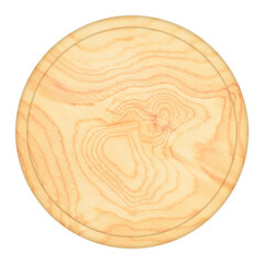 chopping board isolated on white background