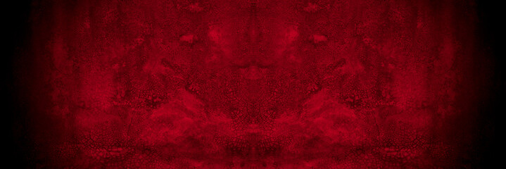 Old wall texture cement black red  background abstract dark color design are light with white gradient background.