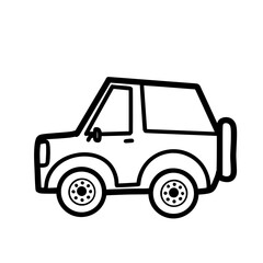 vector cartoon truck