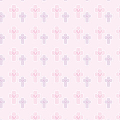 Love fabric paper and background with heart patterns for valentine's day, textured backdrop for christmas 