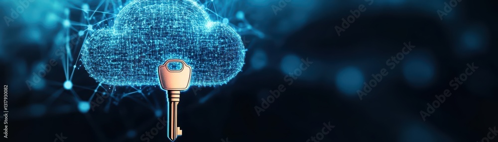 Poster a captivating microphone symbolizing communication with an intriguing brain design in the background