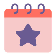 Colorful Event Calendar Icon for Timely Planning