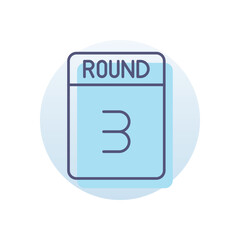 Round  Vector icon