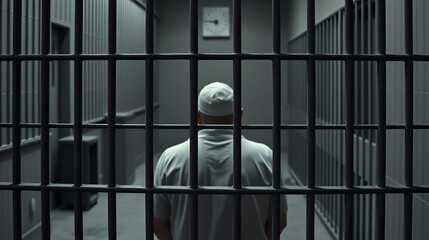 Prison existence: captive individual, restricted rights, enclosed space, penal institution, disciplined schedule, societal reintegration, barred surroundings, inmate reality, confined living.
