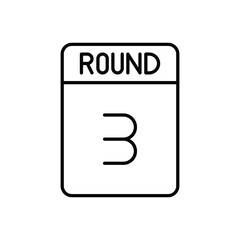 Round  Vector icon