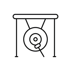 Gong  Vector icon
