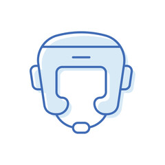 Boxing Helmet Vector icon