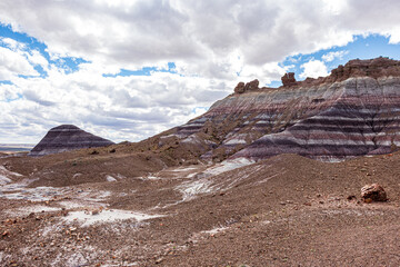 Blue Mesa is a very colorful badland area at Petrified Forest National Park with a nice trail.