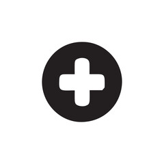 Obraz premium first aid icon vector illustration with editable strokes and shape